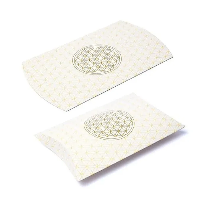 Gondeldoosje M wit gouden Bloem des Levens