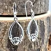 Claddagh oorbellen zilver