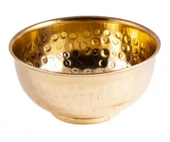 gehamerde messing kom