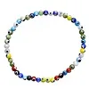 Boze oog armband mix kleur 4 mm