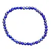 Boze oog armband donker blauw 4 mm