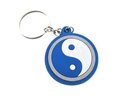 Sleutelhanger Yin Yang Blauw –  ca. 43 mm