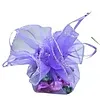 Organza Buidel Cirkel Paars - 10 Stuks