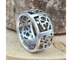 Ring Ohm Symbool Zilver – Maat 5,5
