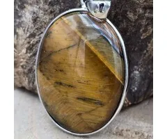 Tijgeroog Hanger – Ca. 50 mm