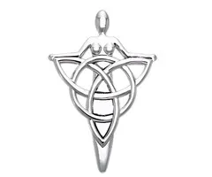 Danu goddess hanger zilver
