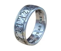 Zilveren Ring - Hearts as One - Maat 9,5