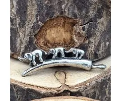 Olifanten Hanger Sterling Zilver 45 mm