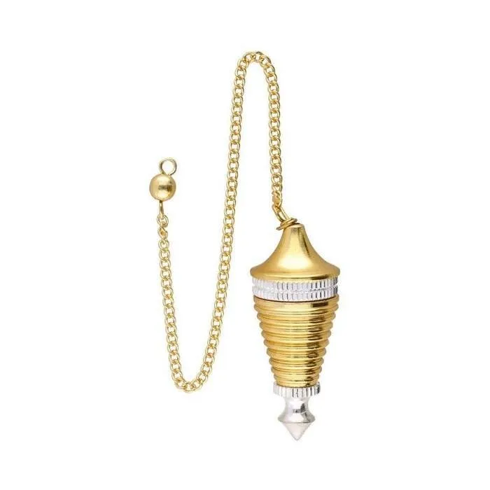 Bronzen  verzilverde pendel