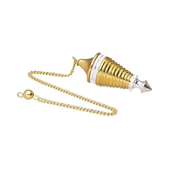 Bronzen  verzilverde pendel