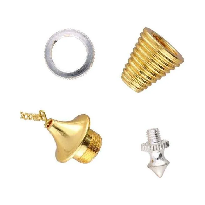 Bronzen  verzilverde pendel