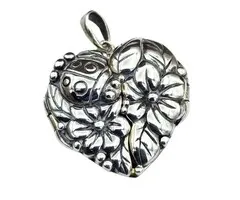 Medaillon Hartvorm Sterling Zilver - 24 mm