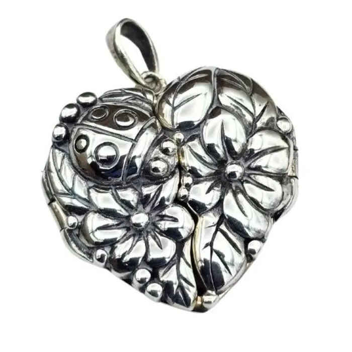 Medaillon Hartvorm Sterling Zilver - 24 mm