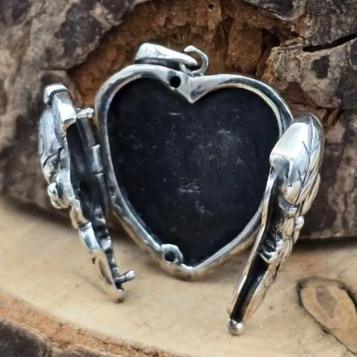 Medaillon Hartvorm Sterling Zilver - 24 mm