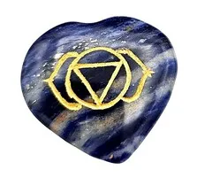 Sodaliet met Derde Oog Chakra Symbool