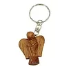 Sleutelhanger houten engel