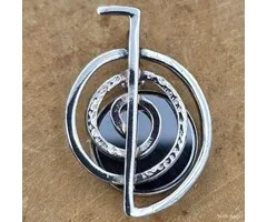 Cho Ku Rei Hanger van Zilver met Hematiet