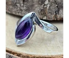 Ring met Amethist – Zilver