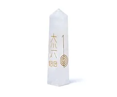 Bergkristal reiki obelisk