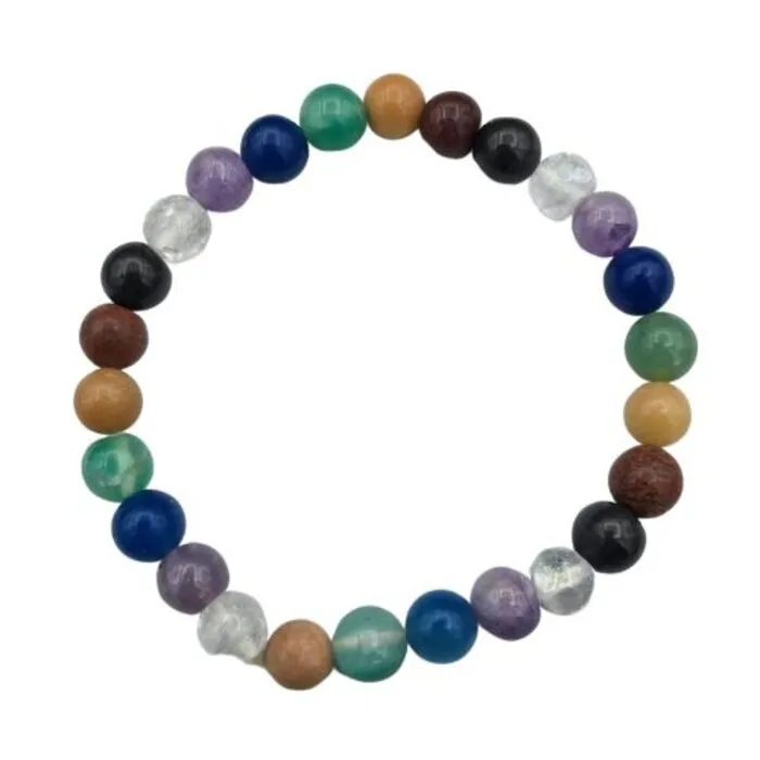 Chakra Armband met Edelstenen (18 cm)