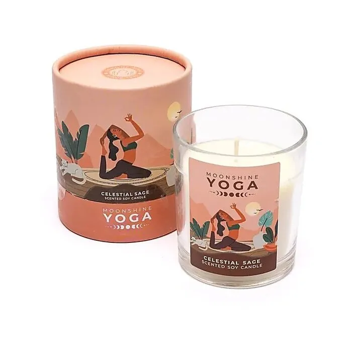 Moonshine Yoga soja geurkaars Celestial Sage - groot