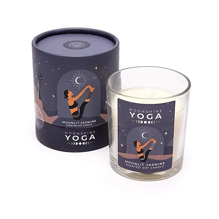 Moonshine Yoga soja geurkaars Moonlit Jasmine - groot