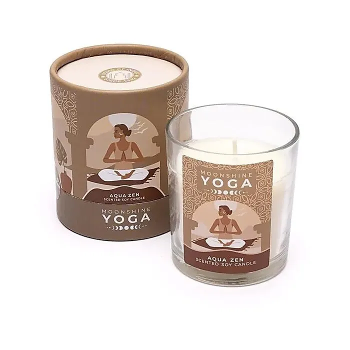 Moonshine Yoga soja geurkaars Aqua Zen - groot