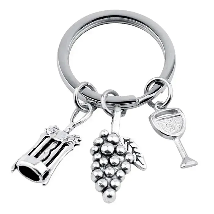 Sleutelhanger wijn