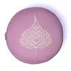 Meditatiekussen lila bodhiblad biokatoen