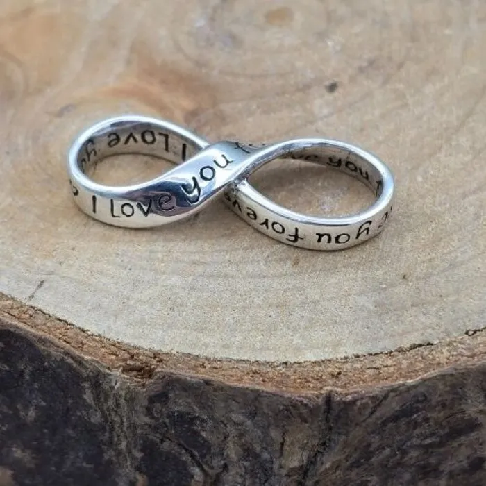 Hanger infinity met tekst