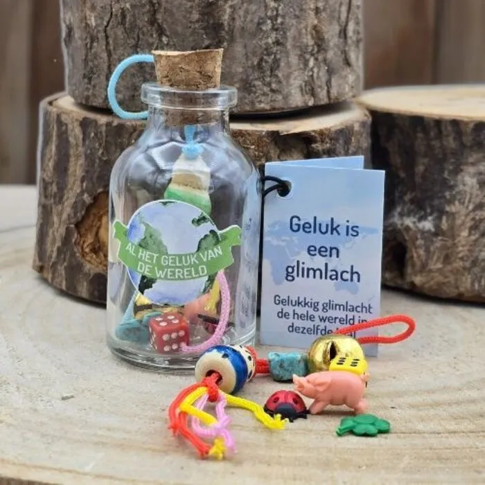 Flesje vol met geluk
