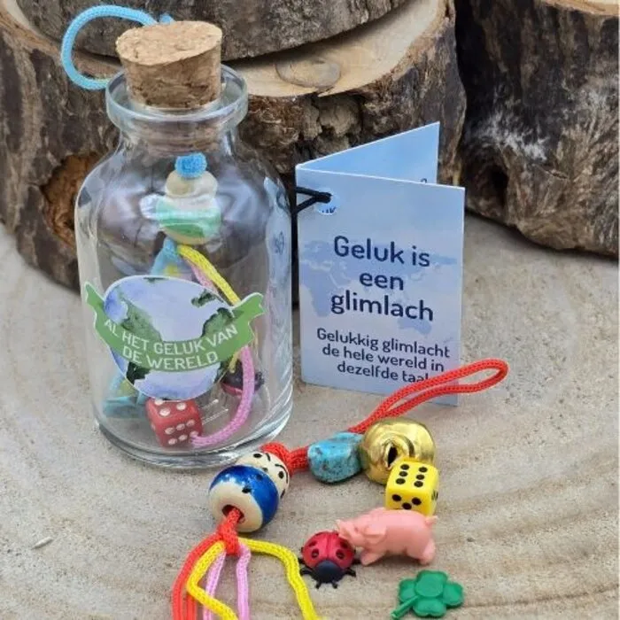 Flesje vol met geluk