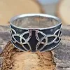 Sterling Zilveren Ring met Keltische Knoop - 6,5