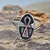 Ring met Zilveren Ankh – Maat 9