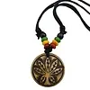 Ketting met Cannabisblad – Buffalo Bone