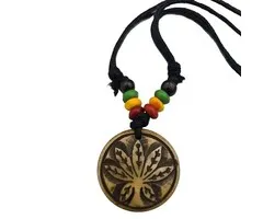 Ketting met Cannabisblad – Buffalo Bone