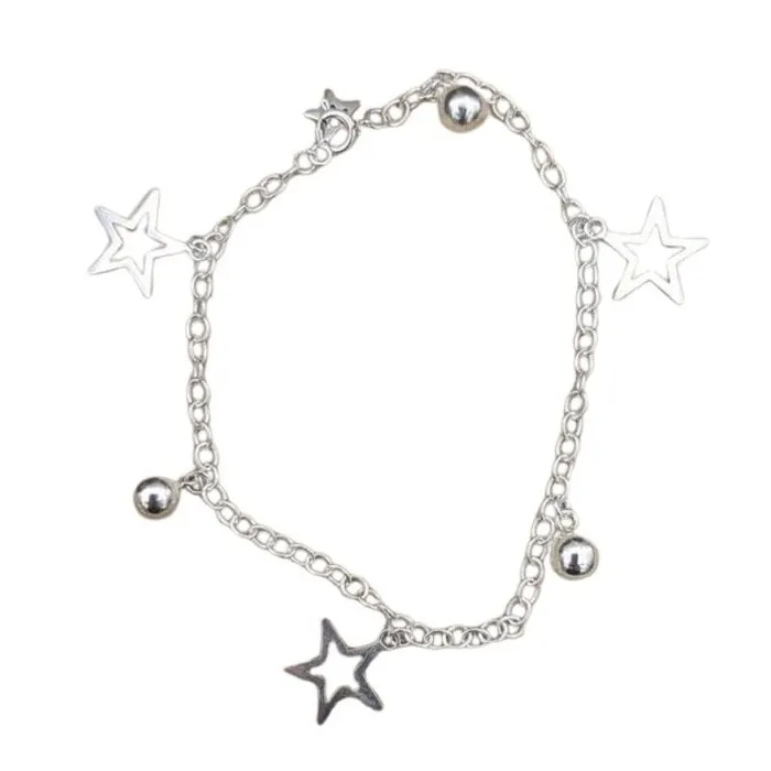 Armband zilver stars