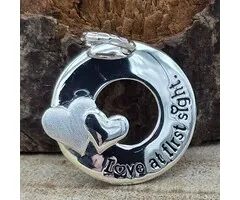 Hanger zilver Love at first sight