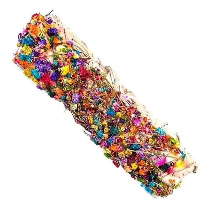 White Sage & Flower Confetti Smudge