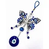 Blauwe Boze Oog Hanger Vlinder Groot