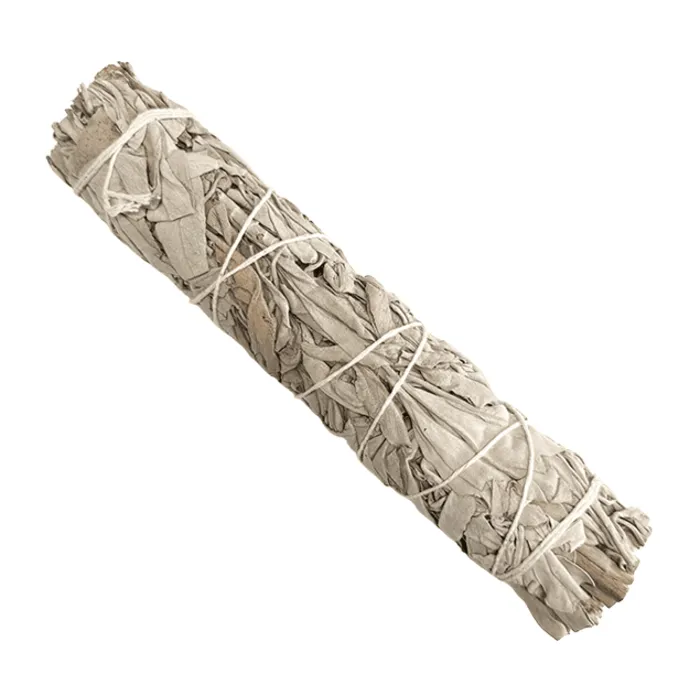 Witte salie smudge groot 75 gram - 18 cm