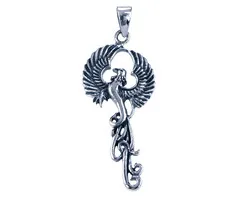 Phoenix hanger zilver