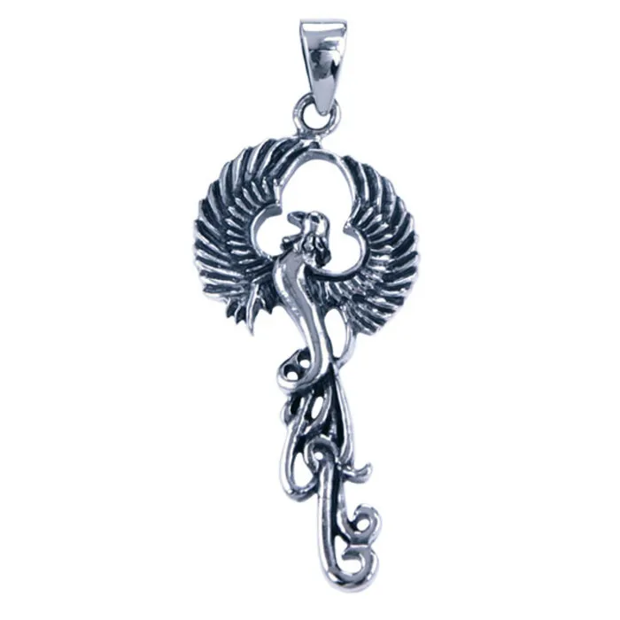 Phoenix hanger zilver