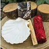 Dragonsblood Smudge Pakket met St. Jacobsschelp