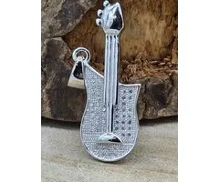 Hanger Gitaar zilver