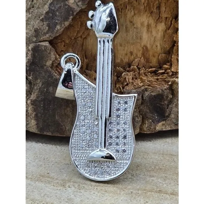 Hanger Gitaar zilver