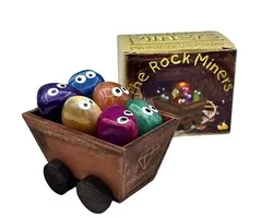 Mijnkar met 6 mijnwerkers