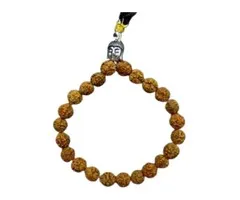 Mala armband rudraksha met boeddha hoofd