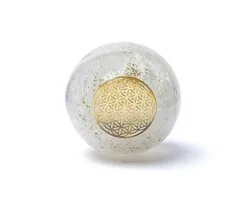 Orgoniet bol seleniet met bloem des levens