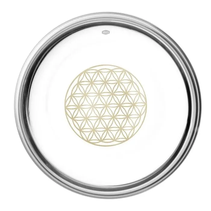 TC drinkglas Mythos met Bloem des Levens goud